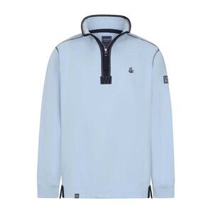 Lazy Jacks Mens Quarter Zip Sweatshirt / Sky